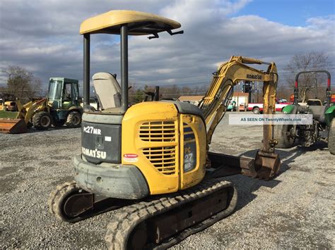 mini excavator komatsu pc27|pc27mr 2 specs.